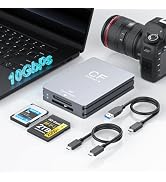 CFexpress Type A and SD 2 in 1 Memory Card Reader, 10Gbps USB 3.2 Gen 2 Type A CFexpress Adapter ...