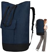 Laundry Bag Backpack Extra Large, Heavy Duty Laundry Bag With Straps, Gifts for College Students,...