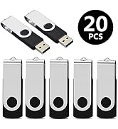 Aiibe 20pcs 8GB Flash Drives Bulk 8GB USB Flash Drive 20 Pack 8GB USB Sticks USB 2.0 Thumb Drive ...