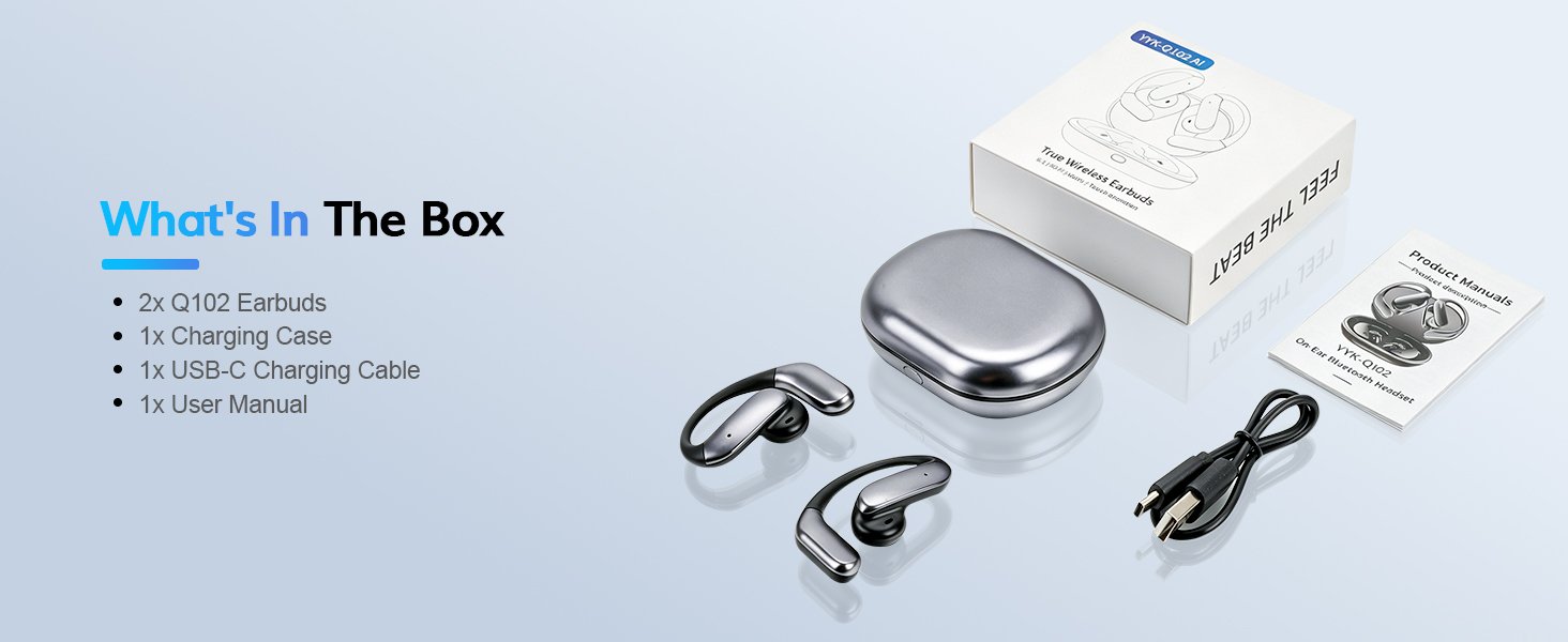 open ear earbuds wireless bluetooth
