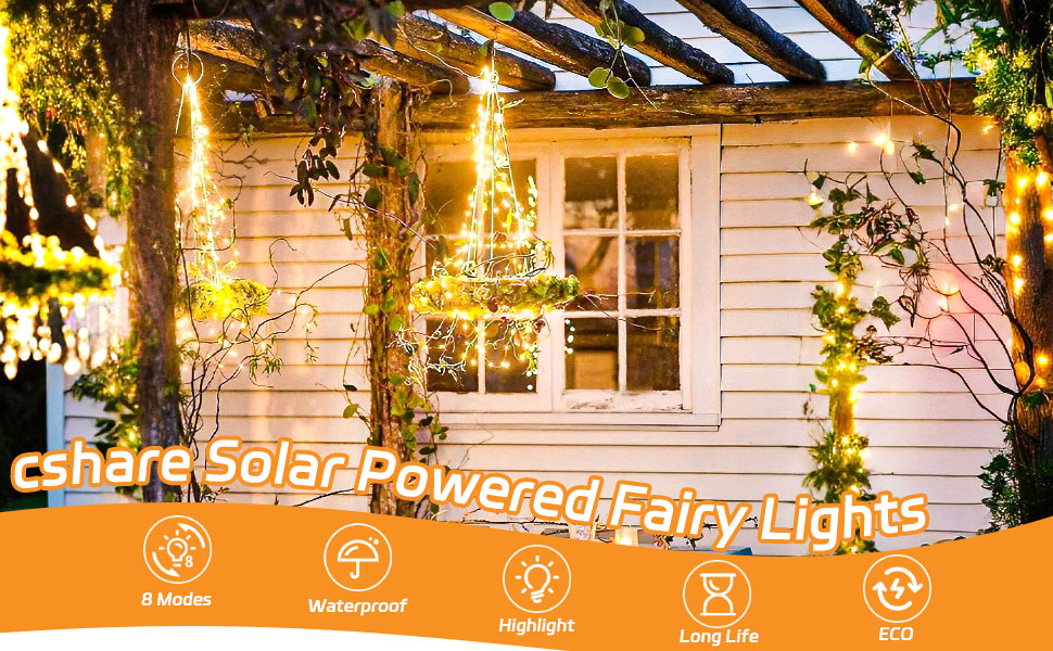 solar string lights for outside