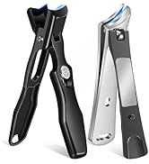 Nail Clippers for Thick Nails for Seniors Ingrown Toenail Clippers with Slanted Curved Blade Heav...
