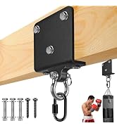 Dolibest Heavy Punching Bag Hanger, I-Beam Mount for Boxing Muay Thai, Wood Beam Hook for Weight ...