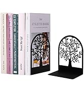 Bookends, Book Ends, Metal Bookend, Tree of Life bookend, Bookends for Shelves, Home Decorative B...