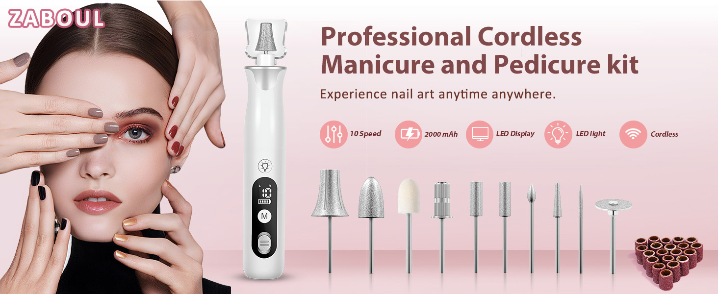 electric nail drill kit