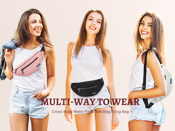 Wasit Pack Belt Bag for women men