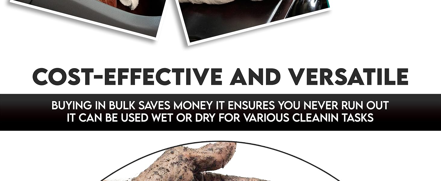 vShop towels, lint-free rags, absorbent cloths – reusable, durable, multi-purpose cleaning towels