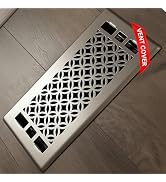 Floor Vent Covers 4x12 - Air Vent Covers, Heavy Duty Floor Vents for Home, Adjustable Airflow Reg...