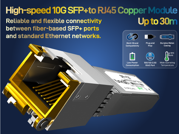 sfp to rj45 10gb transceiver