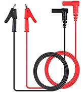 Neoteck Banana Plug to Alligator Clip Test Lead, 15A 1000V Heavy Duty Crocodile Clip Lab Test Cab...