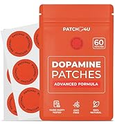 Dopamine Patches | Mood & Positivity | with Lion’s Mane, Rhodiola Rosea, Ginkgo Biloba, 5-HTP | D...