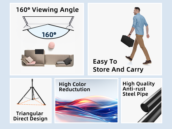 Projector Screen with Stand