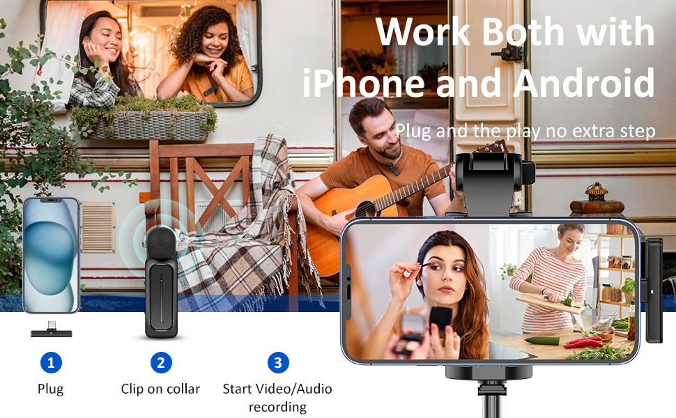 wireless mic for iphone android