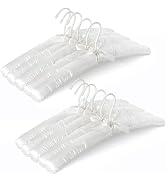 TOPIA HANGER Padded Hangers for Women Clothing,17-inch Satin Hangers 10 Pack Thick Foam Padded No...