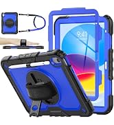 SEYMAC stock Case for iPad (A16) 11th/10th Generation 11''/10.9'' 2025/2022, Full-Body Drop Prote...