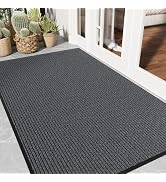 EZ2LIVE Front Door Mat, 3' x 5' Heavy Duty Door Mat Outside Entrance, Non-Slip Welcome Mat, Absor...