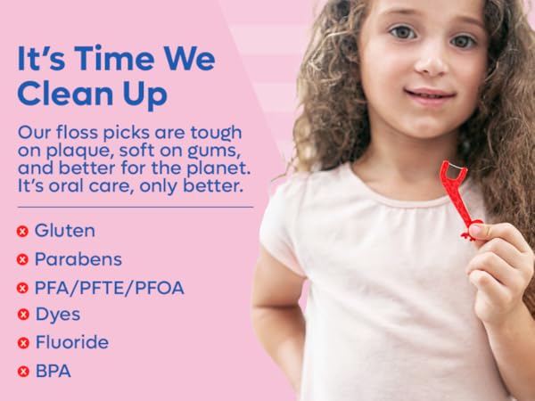Gluten-free floss picks! Tested by dentists, dental hygienists more. How?