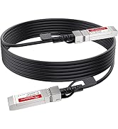 RamboCables DAC Twinax Cable, (1.64ft/0.5m) 10G SFP+ Passive DAC Cable for Cisco SFP-H10GB-CU0.5M...
