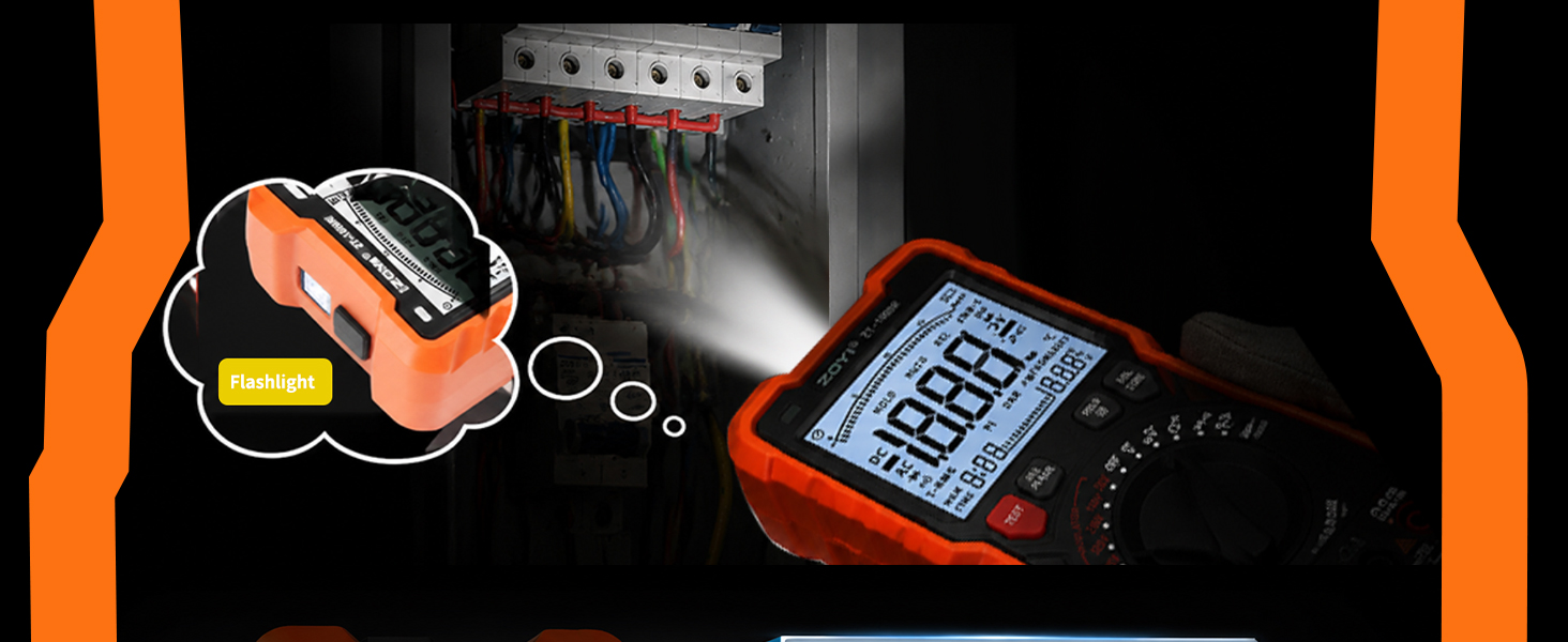 2 in 1 Megohmmeter Multimeter Ohm Meter