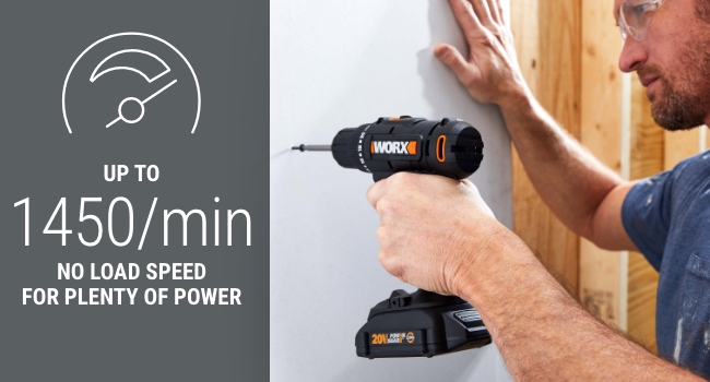 worx wx108L 20V power share drill driver
