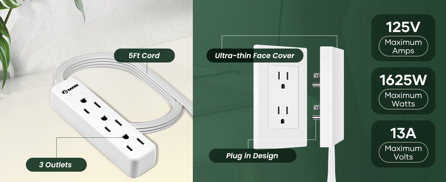 slim power strip