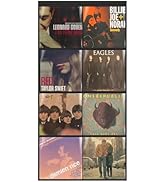 ALSLEA Vinyl Record Display Rack - 8 Pocket Clear Window Organizer for 12" LP Covers, Oxford Fabr...