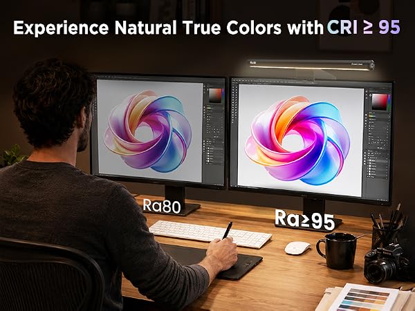 Experience Natural True Colors with CRI =95