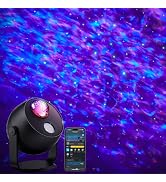 Govee Star Projector Light, Ocean Wave Projector Light with Dynamic Ripple Effects, Works with Ma...