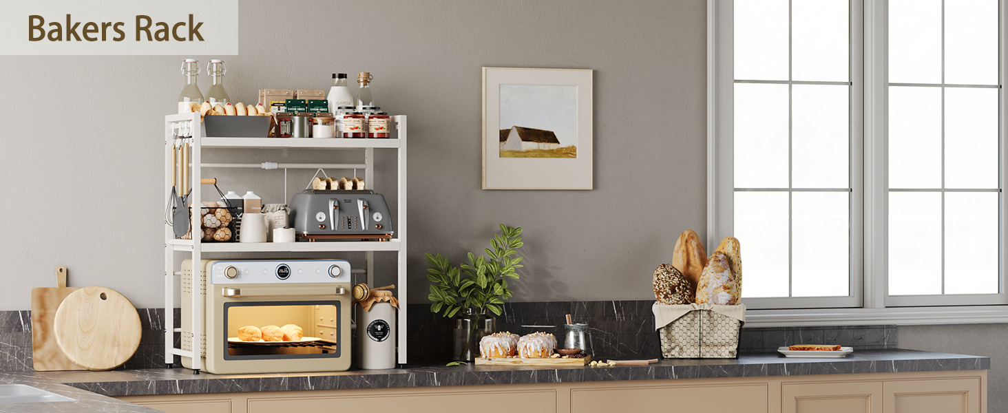 microwave shelf rack