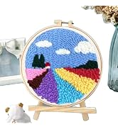 Stitch Serenity: Transform Your Home with Handmade Charm This Punch Needle Kit is for Beginners, ...
