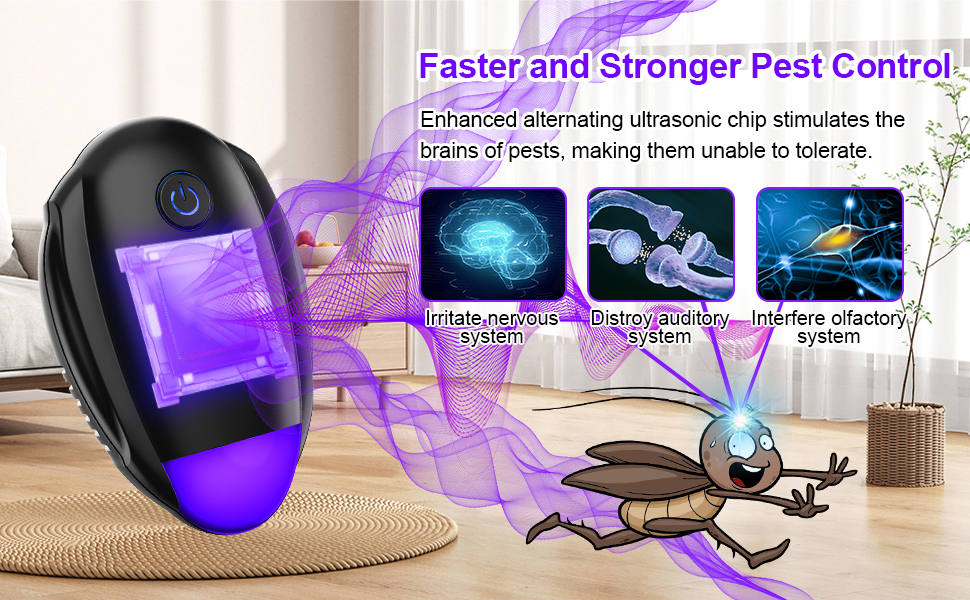 insect repellent rodent repellent ultrasonic plug in rat repellent for house