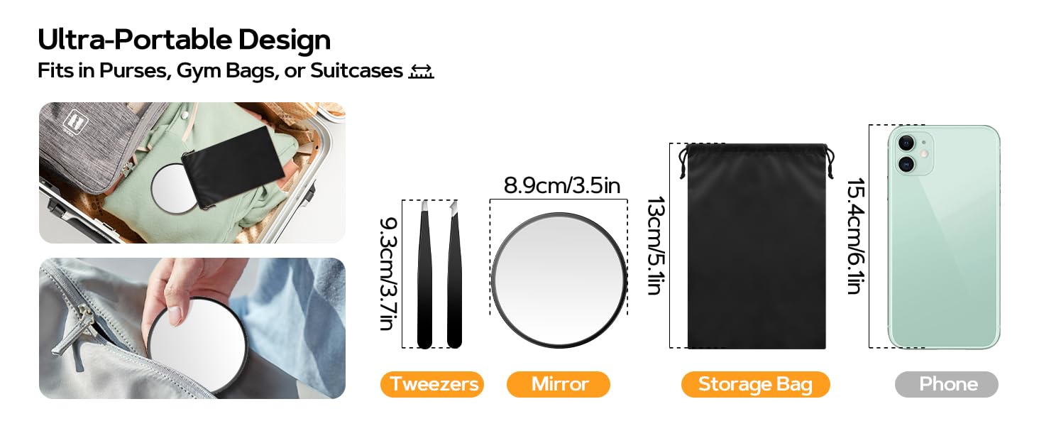 portable mirror