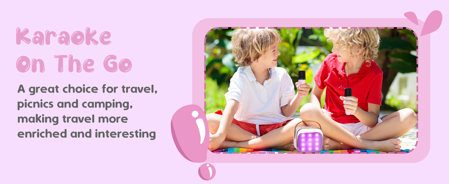 kids karaoke on the go