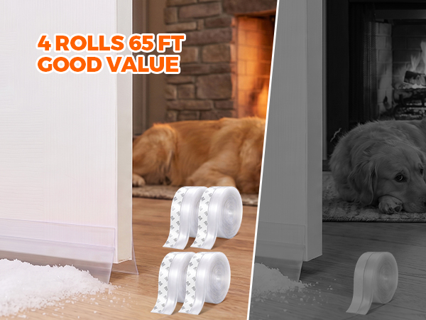 weather stripping door seal 4-5