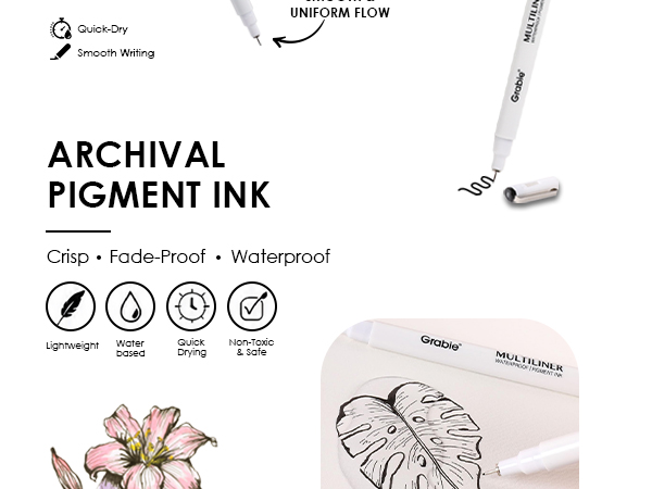 fineliner pens