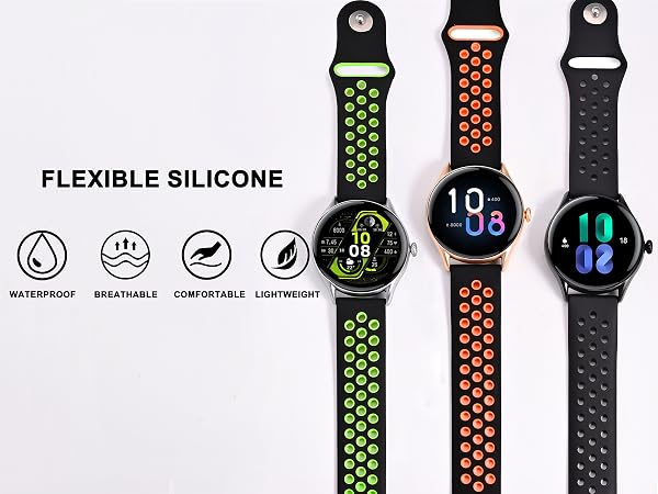 silicone watch bands