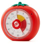 Timer for Kids, 60-Minute Countdown Visual Timer for Classroom Office Kitchen, Desk Timers Kids T...