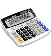 OFFIDIX Office Calculators Desktop Calculator,Basic Calculators, Solar Battery Dual Power Electro...