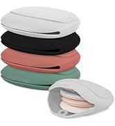 Silicone Cotton Round Holder Cosmetic Cotton Pad Holder Multiple Colors Portable Travel and Seale...