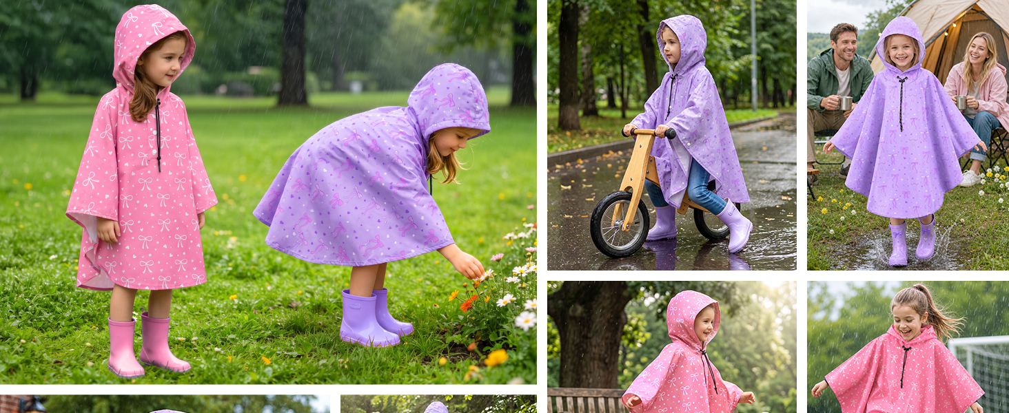Kids Rain Poncho