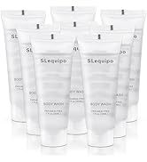 SLequipo Travel Size Body Wash (1 fl oz, 100 Pack), Refreshing Hotel Body Wash, Mini and Small Si...