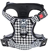 PoyPet No Pull Dog Harness, Reflective Adjustable No Choke Pet Vest with Front & Back 2 Leash Att...