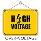 over-voltage protection of usb charging station for multiple devices 10 ports