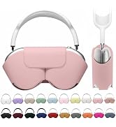 Maxjoy for Apple Airpods Max Smart Case Cover, Soft PU Leather Protective Cover Accessories for A...