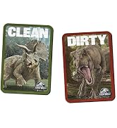 GAMAGO Jurassic World Dishwasher Magnet - Dinosaur Themed Double Sided Clean Dirty Magnet Sign In...