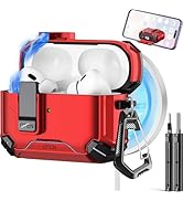 Compatible with AirPods Pro 2nd/1st Generation Case,Compatible with Magsafe,Magnetic Automatic Lo...