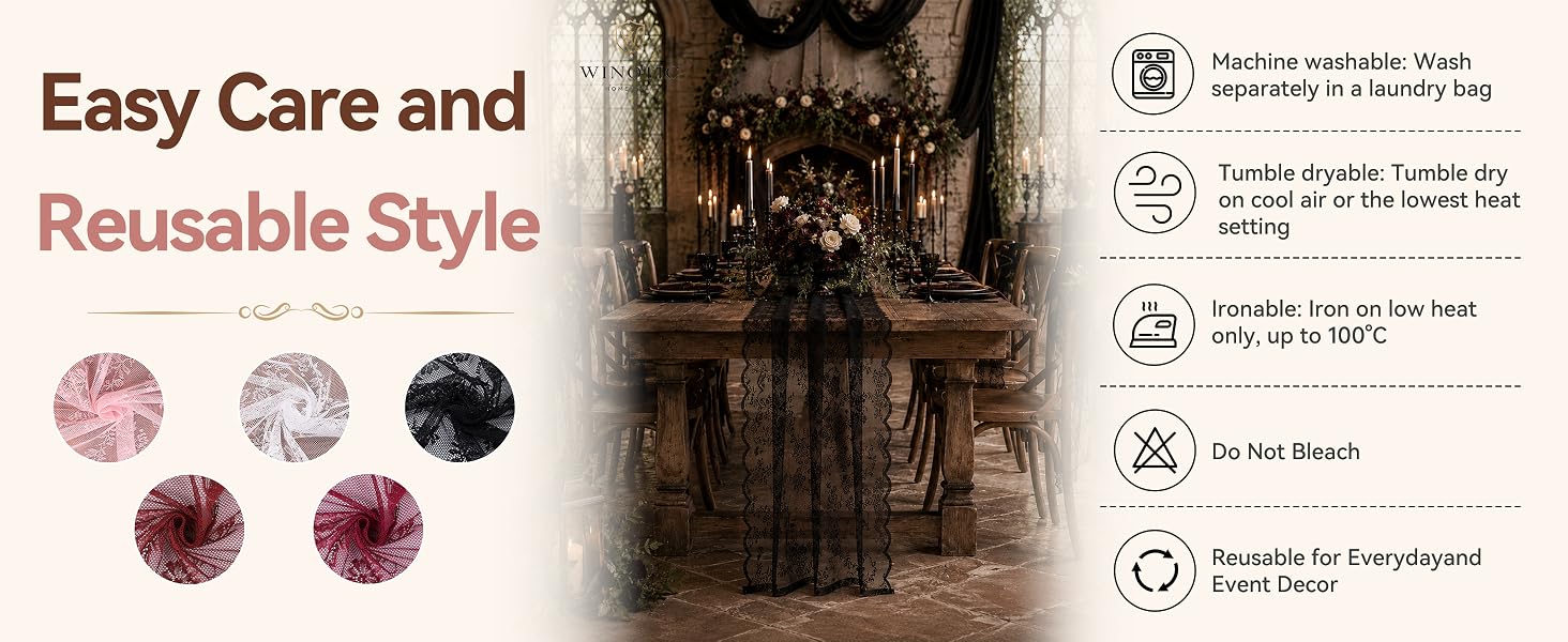wedding and holiday table runner