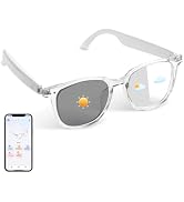 HAIXINDA AI Smart Glasses, Bluetooth Audio Glasses with Real-Time Translator (164 Languages), Fre...