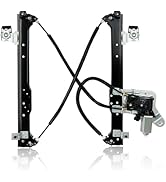 OVANOH Rear Left Driver Side Power Window Regulator Assembly W/Motor Compatible for Silverado Sub...