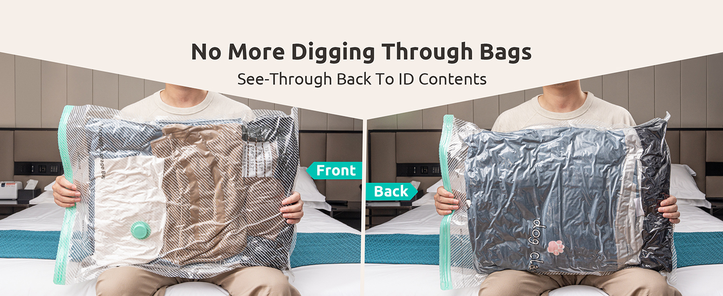 travel vacuum storage bags with pump